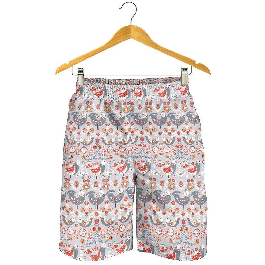 Swedish Nordic Design Print Mens Shorts-JTAMIGO.COM