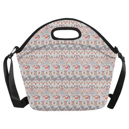 Swedish Nordic Design Print Neoprene Lunch Bag (Model 1669)(Large)-JTAMIGO.COM