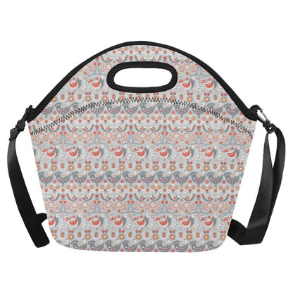 Swedish Nordic Design Print Neoprene Lunch Bag (Model 1669)(Large)-JTAMIGO.COM