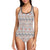 Swedish Nordic Design Print One Piece Swimsuit-JTAMIGO.COM