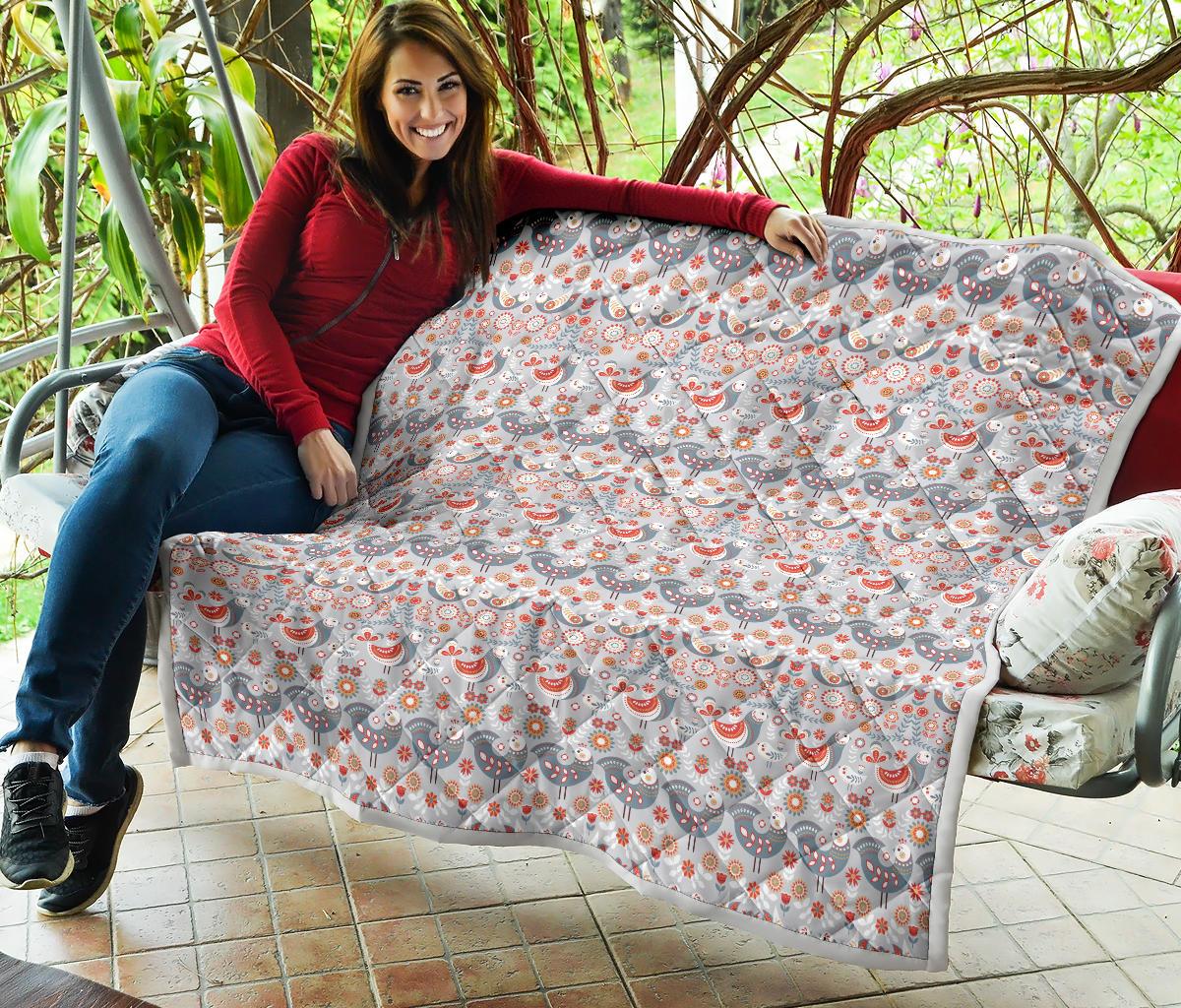 Swedish Nordic Design Print Premium Quilt-JTAMIGO.COM