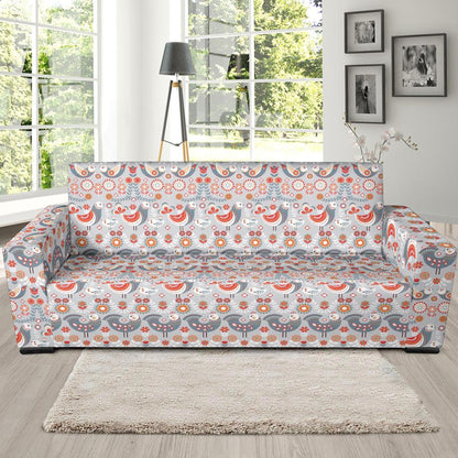 Swedish Nordic Design Print Sofa Slipcover-JTAMIGO.COM