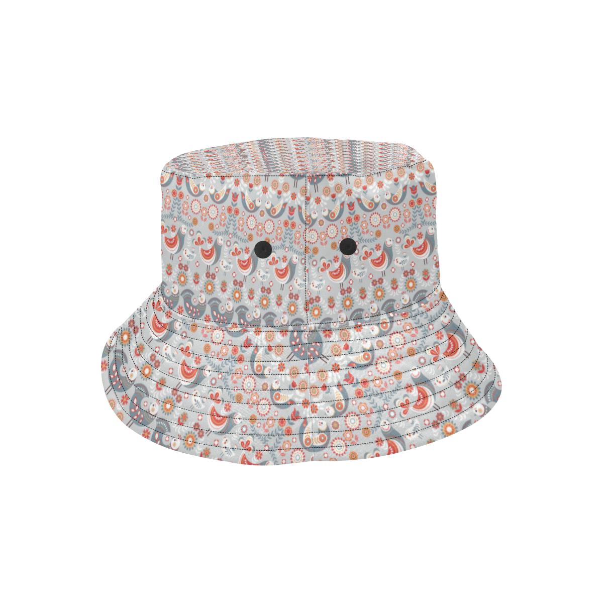 Swedish Nordic Design Print Unisex Bucket Hat