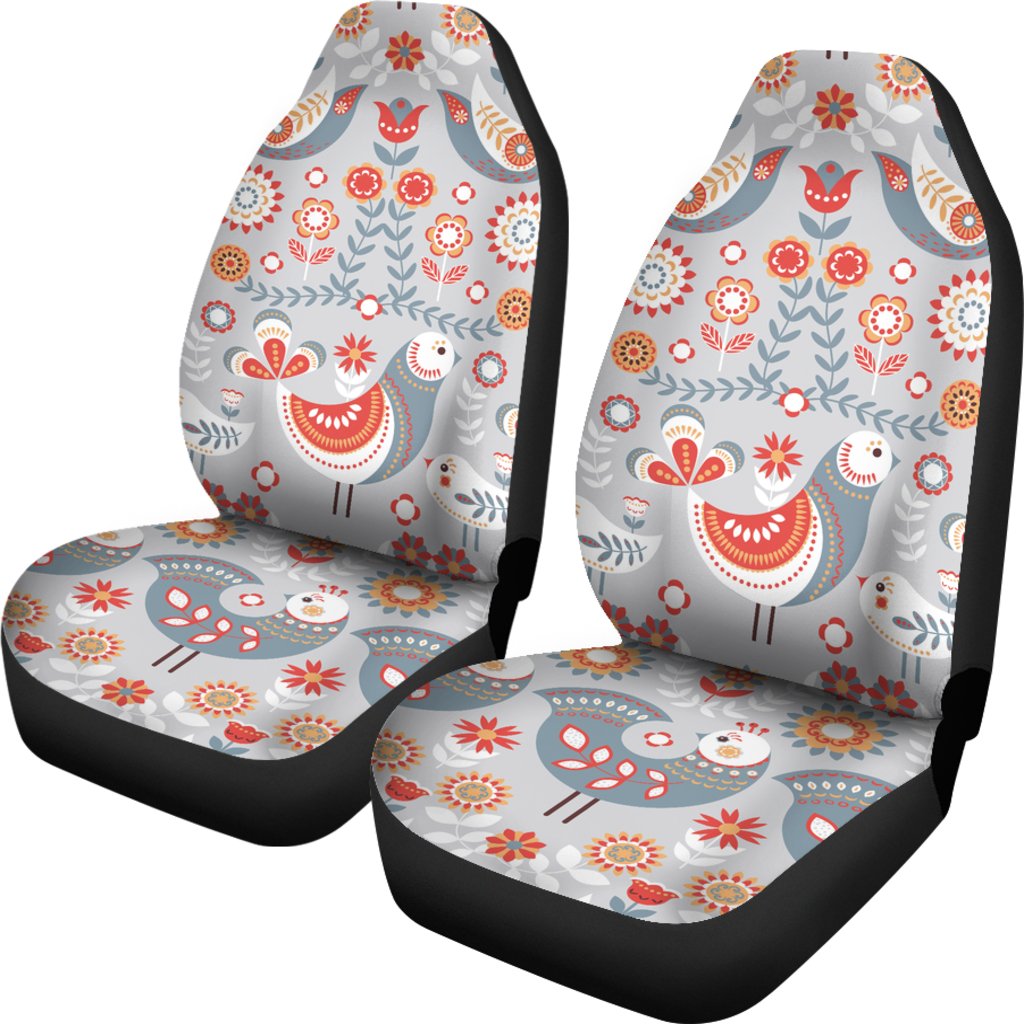 Swedish Nordic Design Print Universal Fit Car Seat Covers