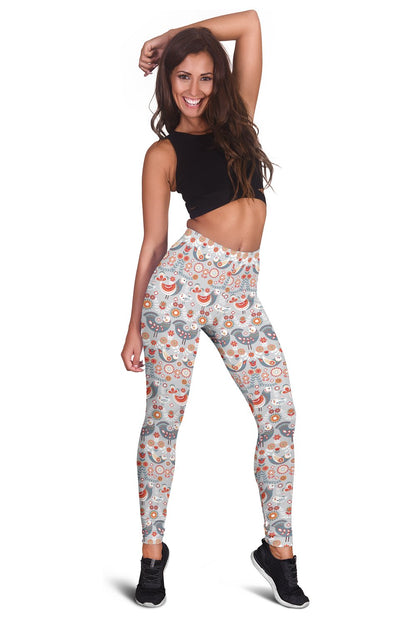 Swedish Nordic Design Print Women Leggings