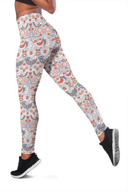Swedish Nordic Design Print Women Leggings
