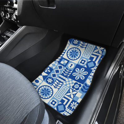 Swedish Print Pattern Car Floor Mats