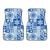 Swedish Print Pattern Car Floor Mats