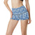 Swedish Print Pattern High Waisted Spandex Shorts-JTAMIGO.COM