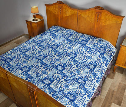 Swedish Print Pattern Premium Quilt-JTAMIGO.COM