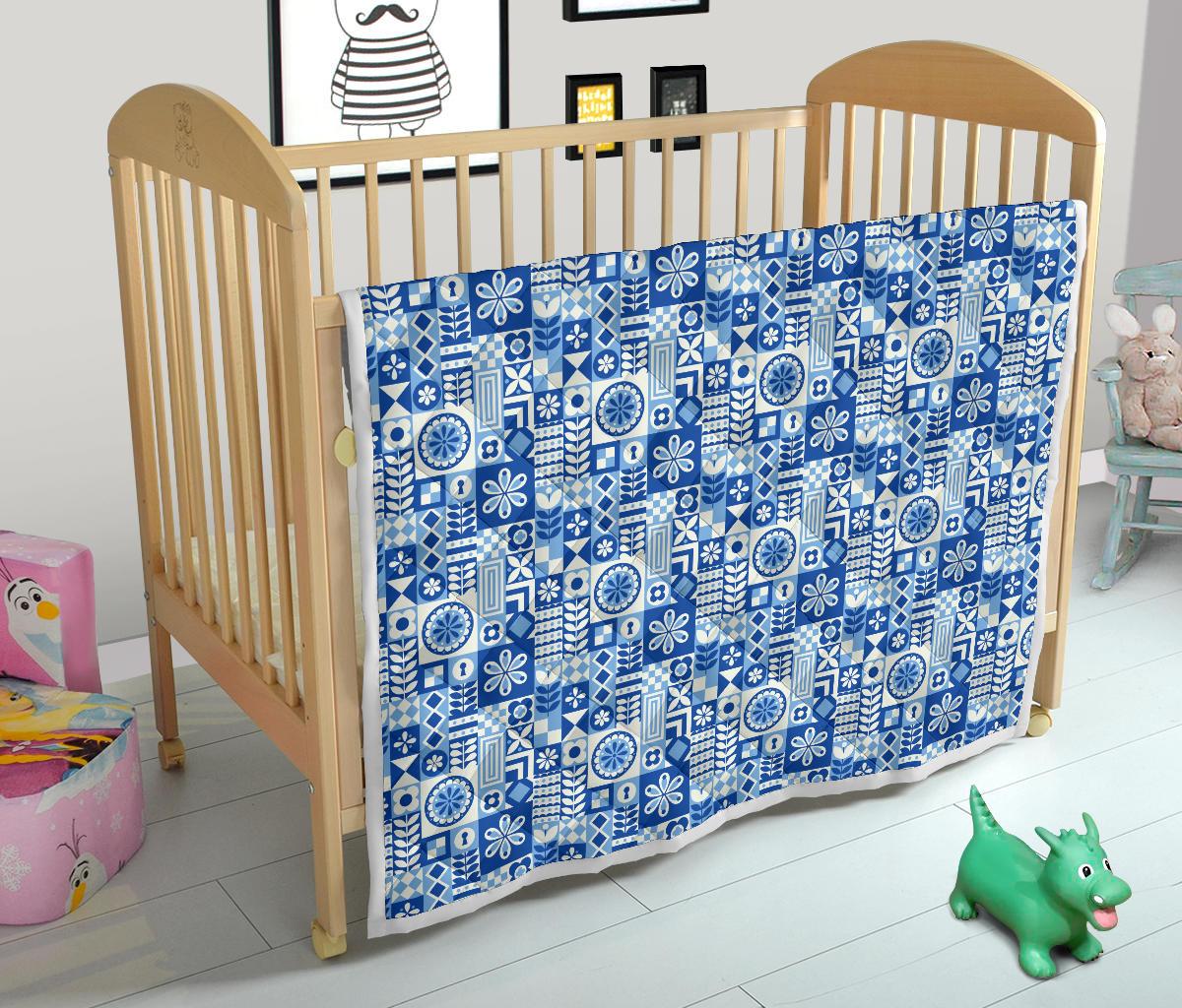 Swedish Print Pattern Premium Quilt-JTAMIGO.COM