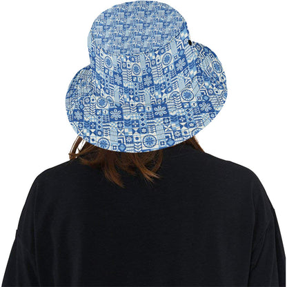 Swedish Print Pattern Unisex Bucket Hat