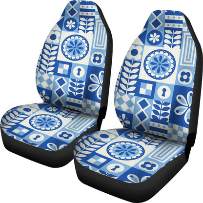 Swedish Print Pattern Universal Fit Car Seat Covers
