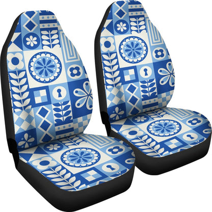 Swedish Print Pattern Universal Fit Car Seat Covers