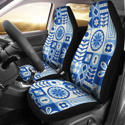 Swedish Print Pattern Universal Fit Car Seat Covers