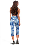 Swedish Print Pattern Women Capris