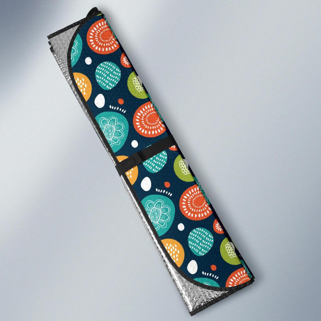 Swedish Themed Design Car Sun Shade For Windshield