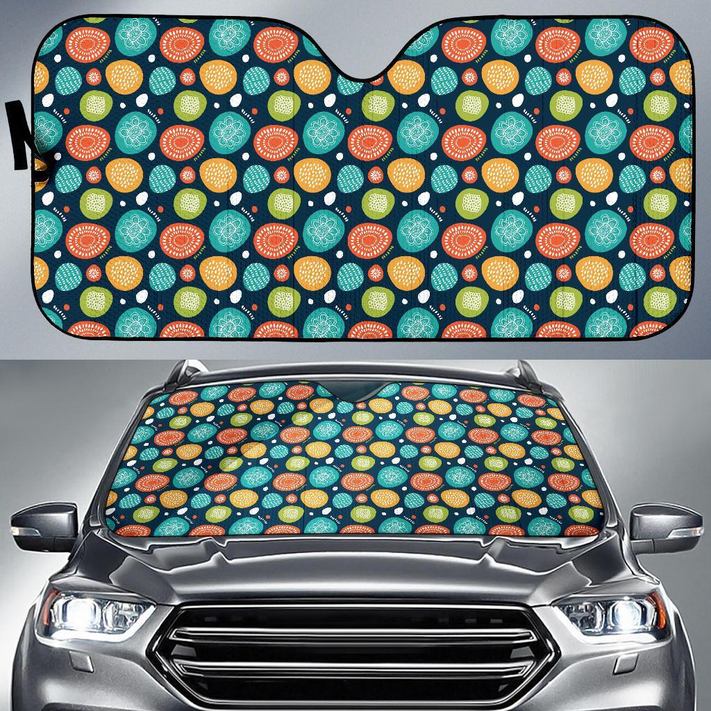 Swedish Themed Design Car Sun Shade For Windshield