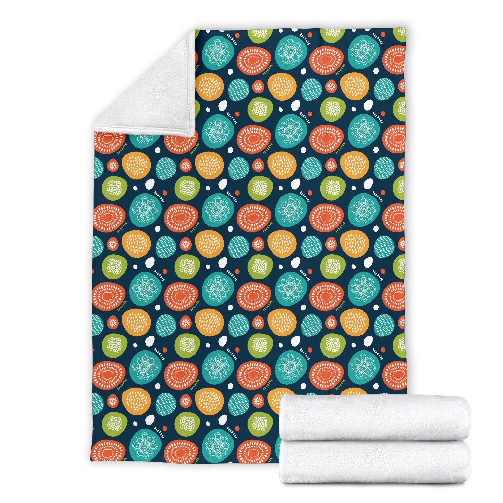 Swedish Themed Design Fleece Blanket