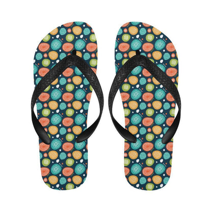 Swedish Themed Design Flip Flops-JTAMIGO.COM