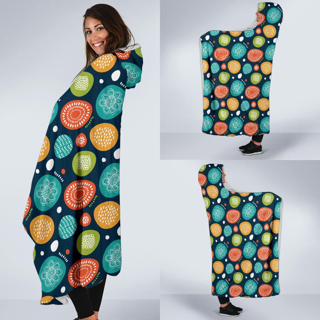 Swedish Themed Design Hooded Blanket-JTAMIGO.COM
