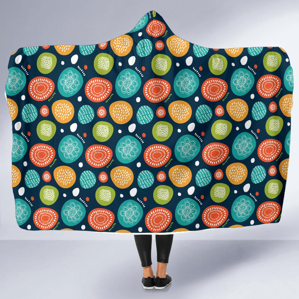 Swedish Themed Design Hooded Blanket-JTAMIGO.COM