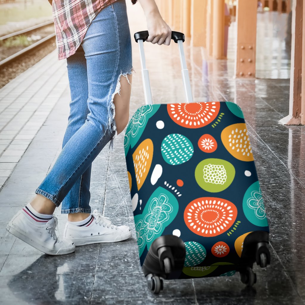 Swedish Themed Design Luggage Cover Protector