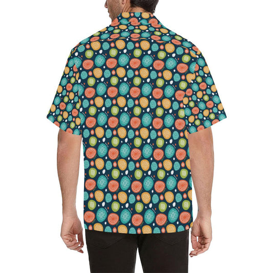 Swedish Themed Design Men Aloha Hawaiian Shirt