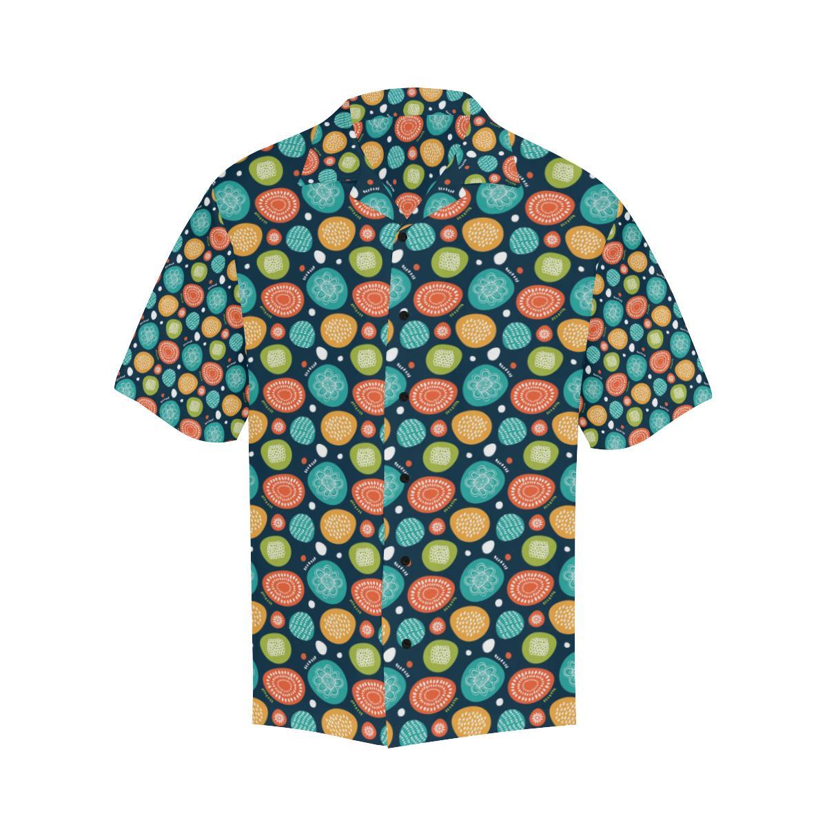 Swedish Themed Design Men Aloha Hawaiian Shirt