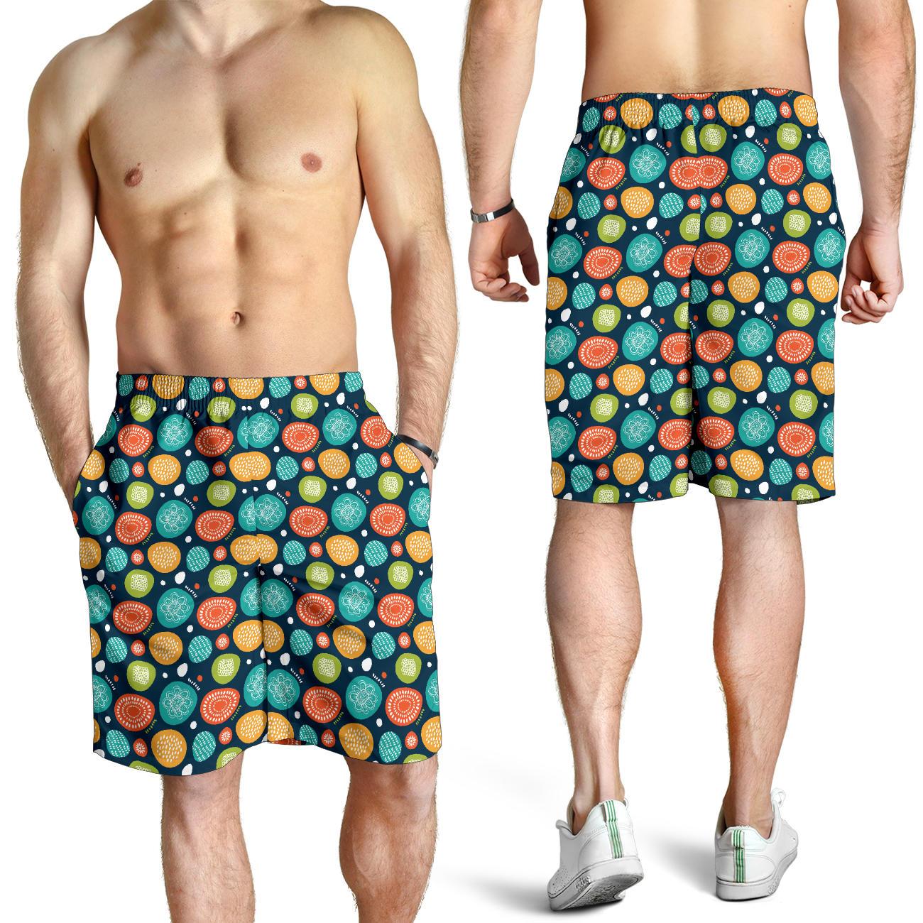 Swedish Themed Design Mens Shorts-JTAMIGO.COM