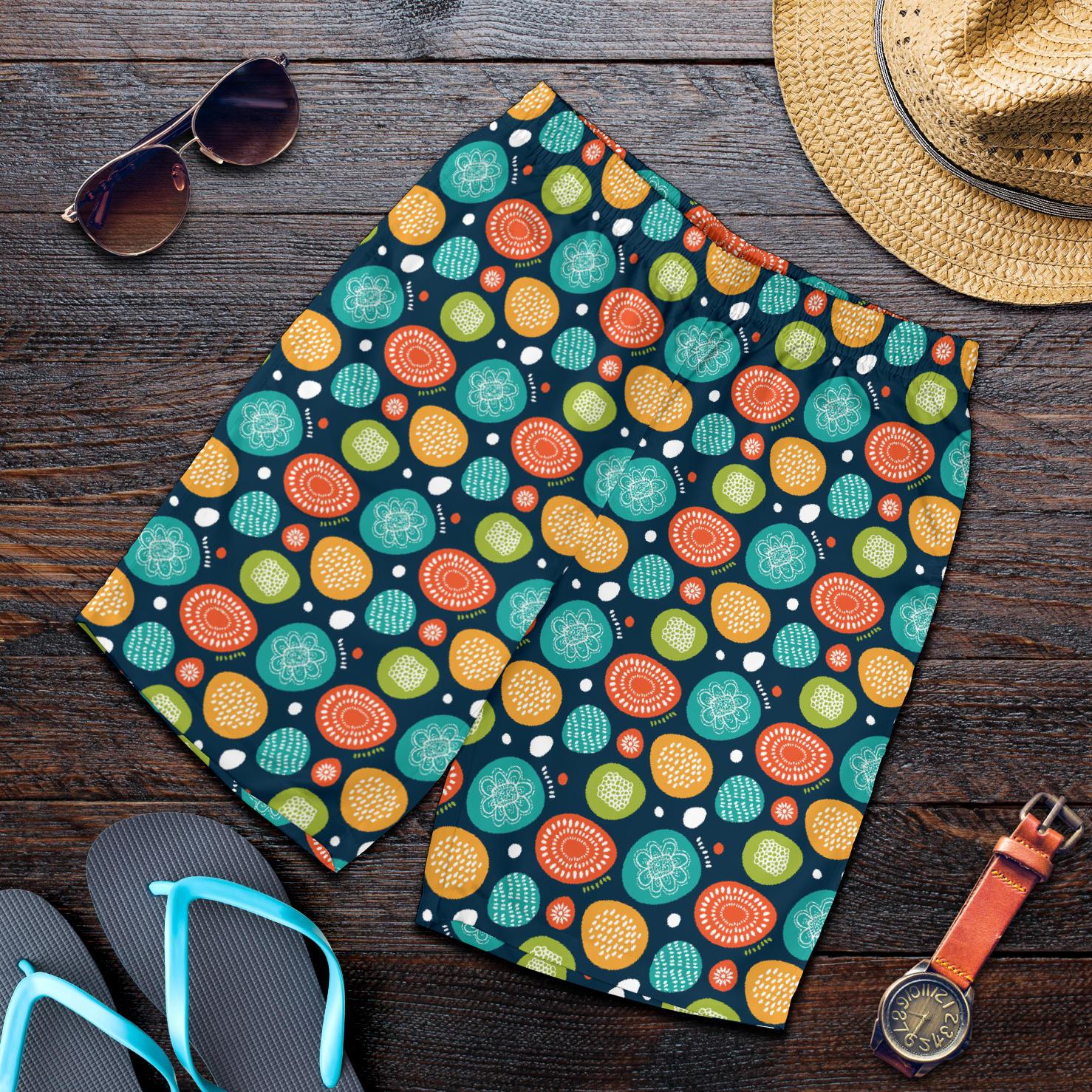 Swedish Themed Design Mens Shorts-JTAMIGO.COM