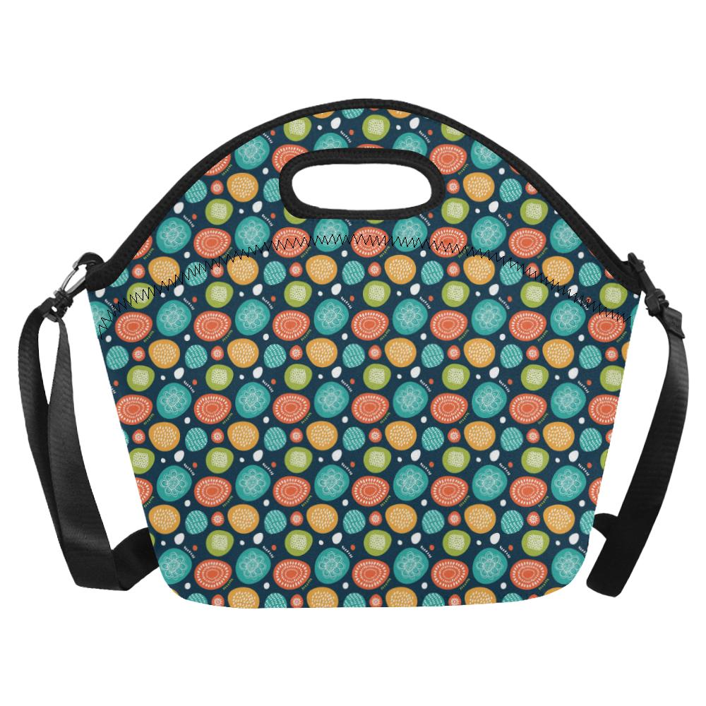 Swedish Themed Design Neoprene Lunch Bag (Model 1669)(Large)-JTAMIGO.COM