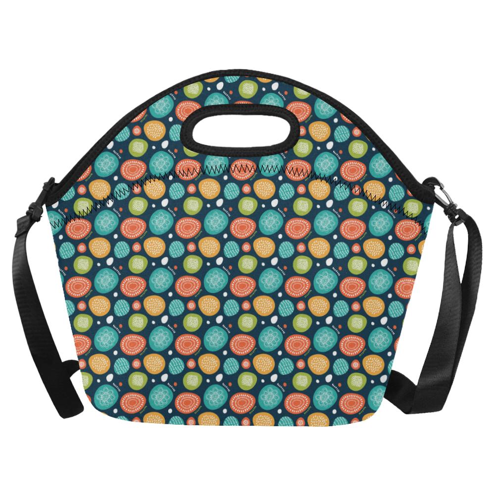 Swedish Themed Design Neoprene Lunch Bag (Model 1669)(Large)-JTAMIGO.COM