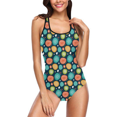 Swedish Themed Design One Piece Swimsuit-JTAMIGO.COM