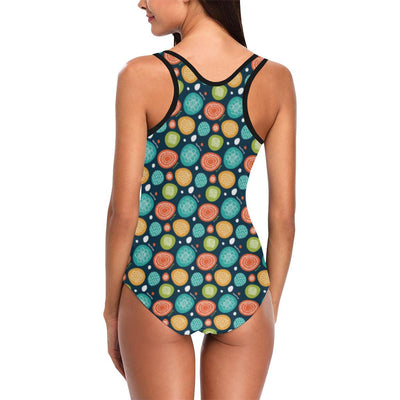 Swedish Themed Design One Piece Swimsuit-JTAMIGO.COM