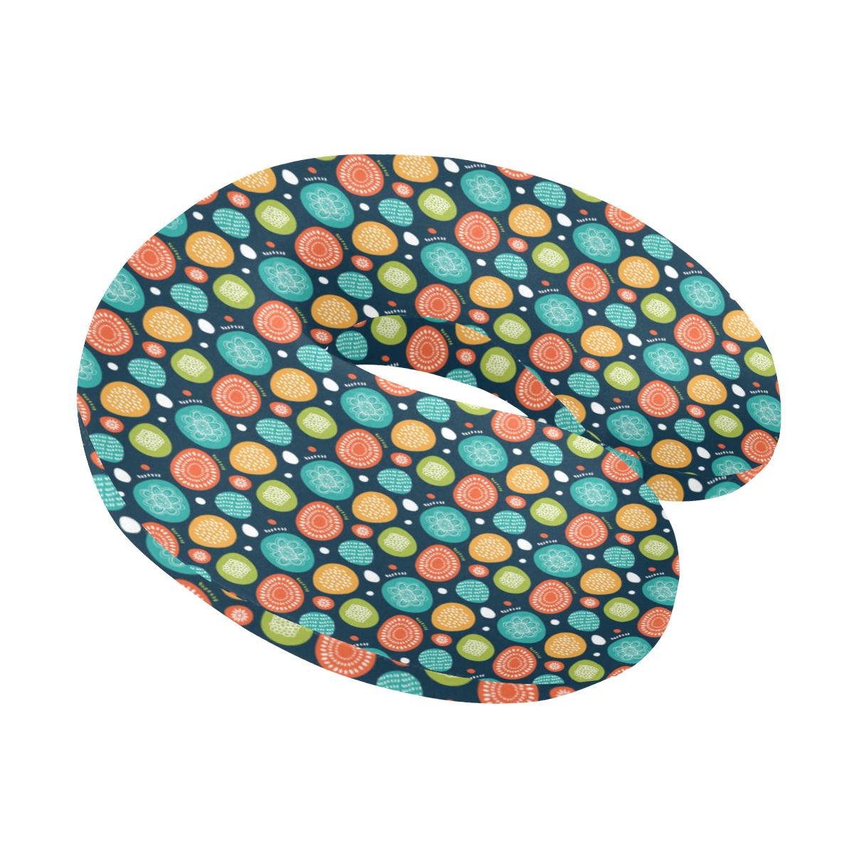 Swedish Themed Design U-Shaped Travel Neck Pillow-JTAMIGO.COM