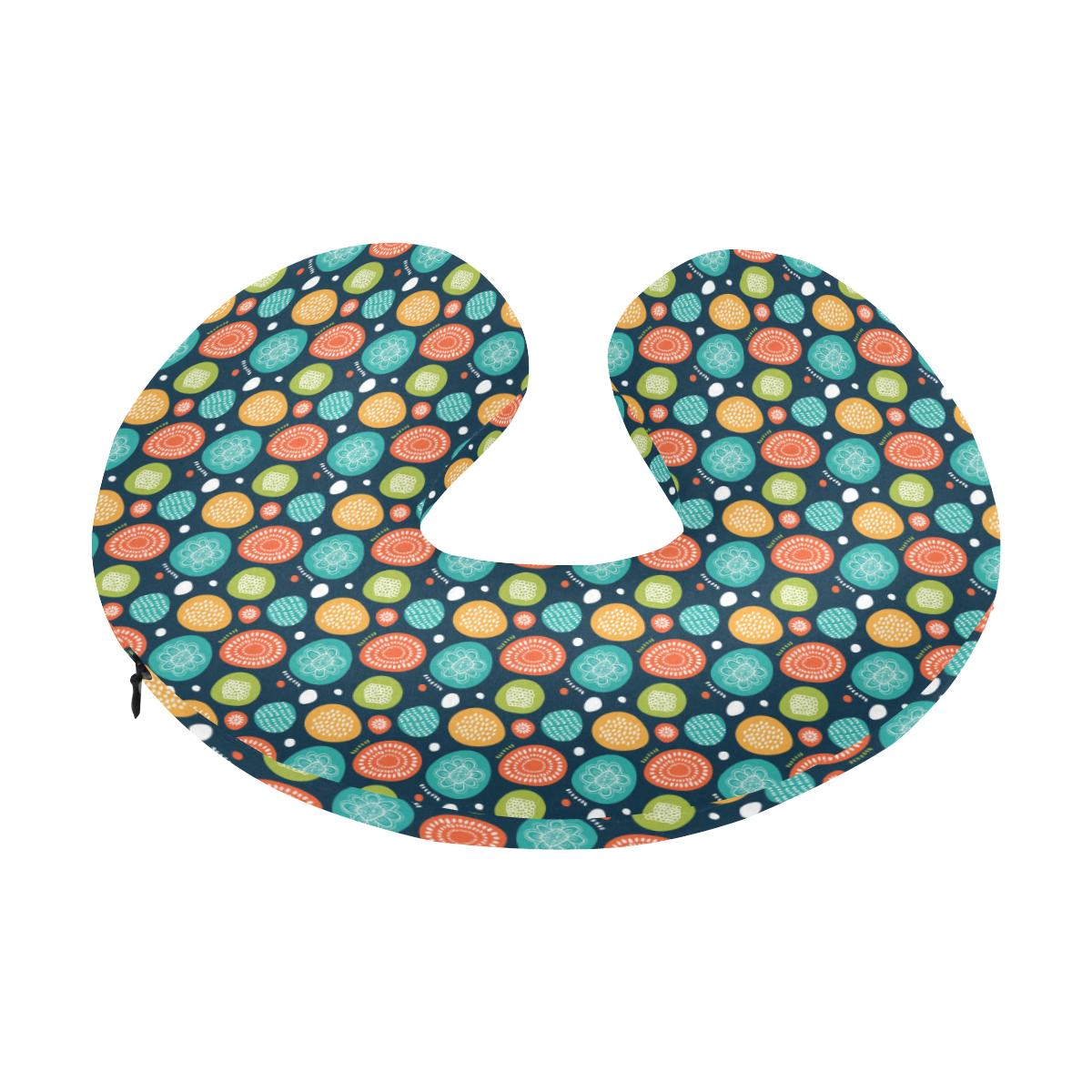 Swedish Themed Design U-Shaped Travel Neck Pillow-JTAMIGO.COM