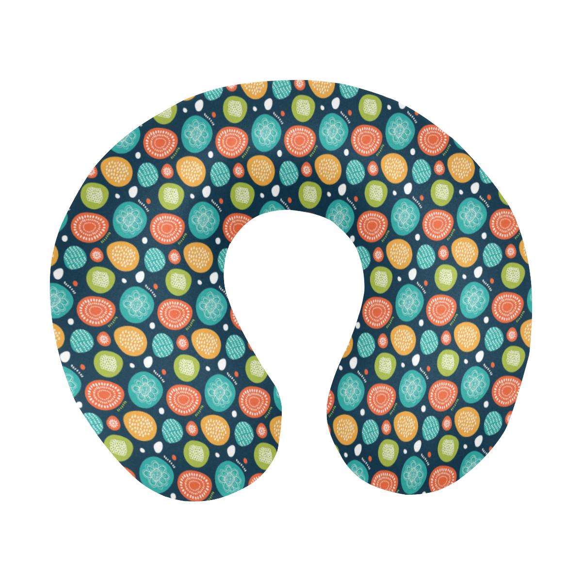 Swedish Themed Design U-Shaped Travel Neck Pillow-JTAMIGO.COM