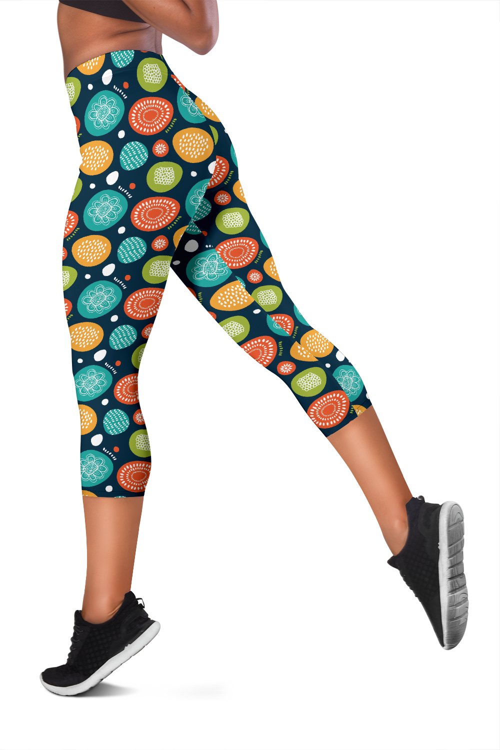 Swedish Themed Design Women Capris
