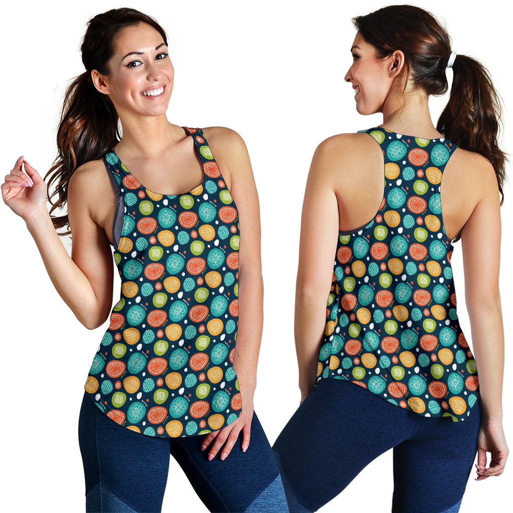 Swedish Themed Design Women Racerback Tank Top