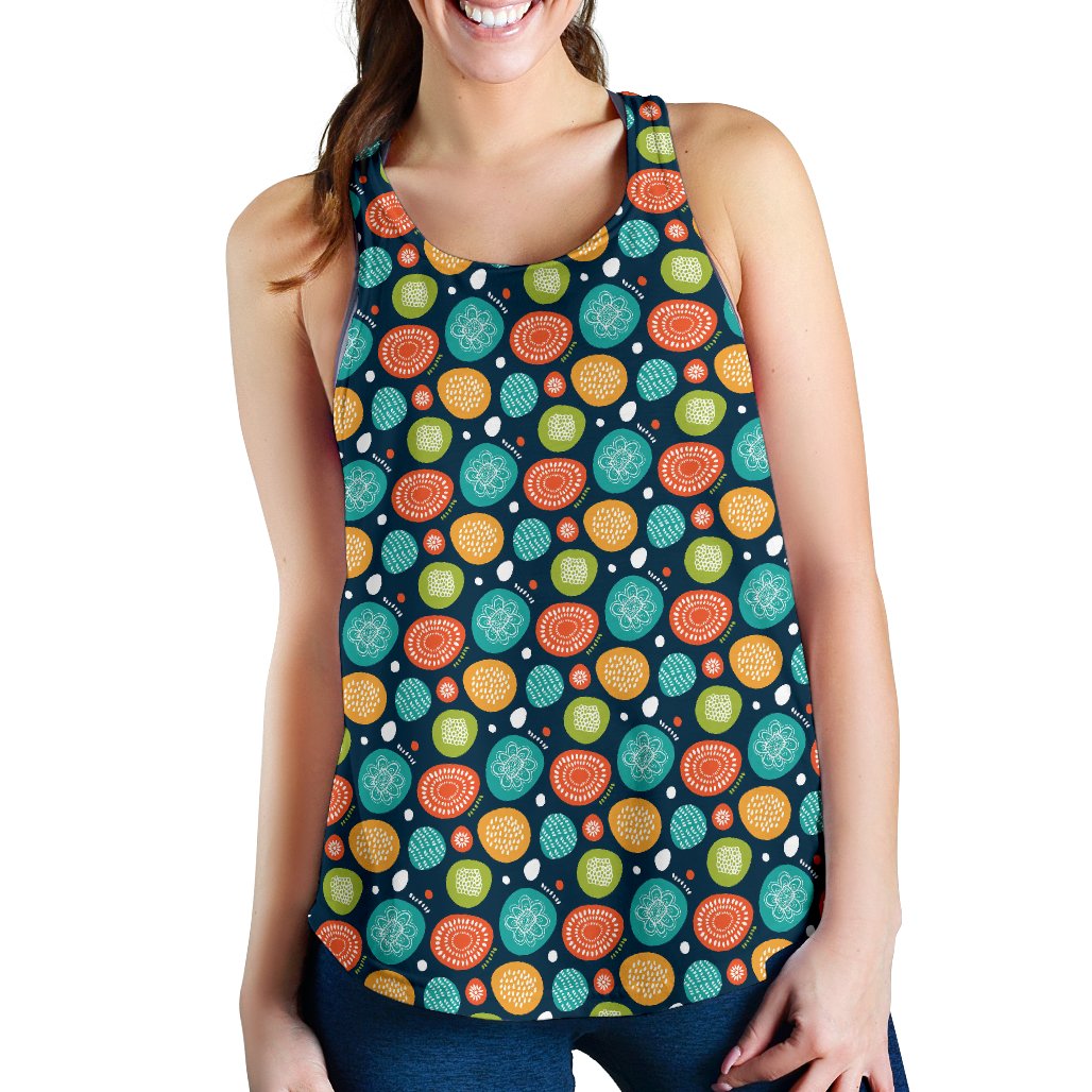 Swedish Themed Design Women Racerback Tank Top