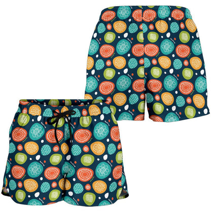 Swedish Themed Design Women Shorts-JTAMIGO.COM