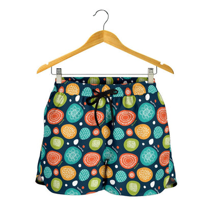 Swedish Themed Design Women Shorts-JTAMIGO.COM