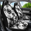 Tie Dye Black White Design Print Universal Fit Car Seat Covers
