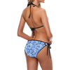 Tie Dye Blue Design Print Bikini Swimsuit-JTAMIGO.COM