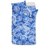Tie Dye Blue Design Print Duvet Cover Bedding Set