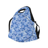 Tie Dye Blue Design Print Neoprene Lunch Bag (Model 1669)(Large)-JTAMIGO.COM