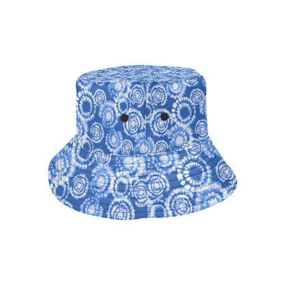 Tie Dye Blue Design Print Unisex Bucket Hat