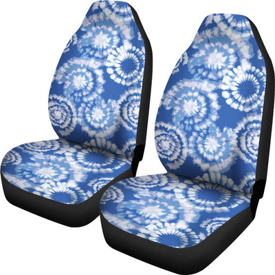 Tie Dye Blue Design Print Universal Fit Car Seat Covers