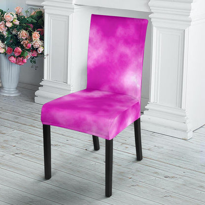 Tie Dye Pink Design Print Dining Chair Slipcover-JTAMIGO.COM
